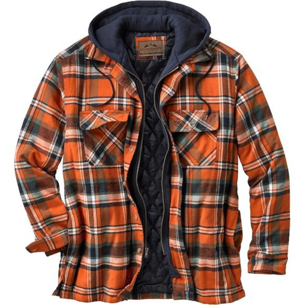 Legendary Whitetails Men's Maplewood Hooded Shirt Jacket